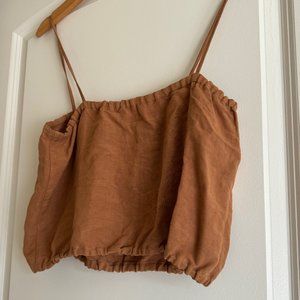 COPY - First Rite Linen Cami Tank